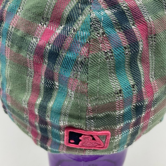 New Era Toronto Blue Jays Metallic Plaid Baseball Hat - Picture 4 of 7